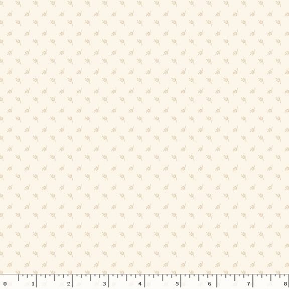 Marcus Fabrics Cottage Lace Mini Leaf Quilting Cotton Fabric- Cream