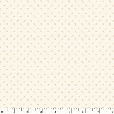 Marcus Fabrics Cottage Lace Mini Leaf Quilting Cotton Fabric- Cream