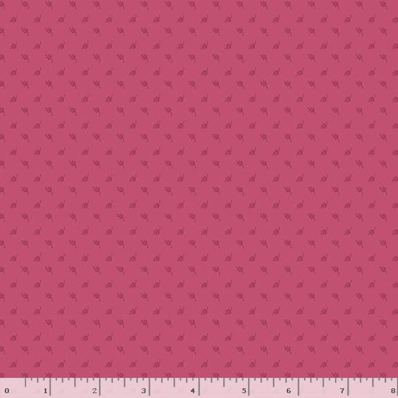 Marcus Fabrics Cottage Lace Mini Leaf Quilting Cotton Fabric- Red