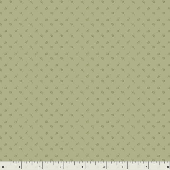 Marcus Fabrics Cottage Lace Mini Leaf Quilting Cotton Fabric- Sage