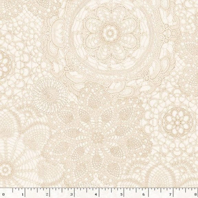 Marcus Fabrics Cottage Lace Lace Quilting Cotton Fabric- Cream