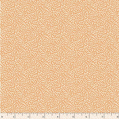 Marcus Fabrics Aunt Grace Goes Scrappy Rice Quilting Cotton Fabric- Orange