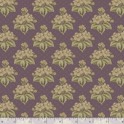 Marcus Fabrics Lavender & Lace Bouquet Quilting Cotton Fabric- Purple
