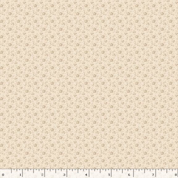Marcus Fabrics Lavender & Lace Ditsy Floral Quilting Cotton Fabric- Cream
