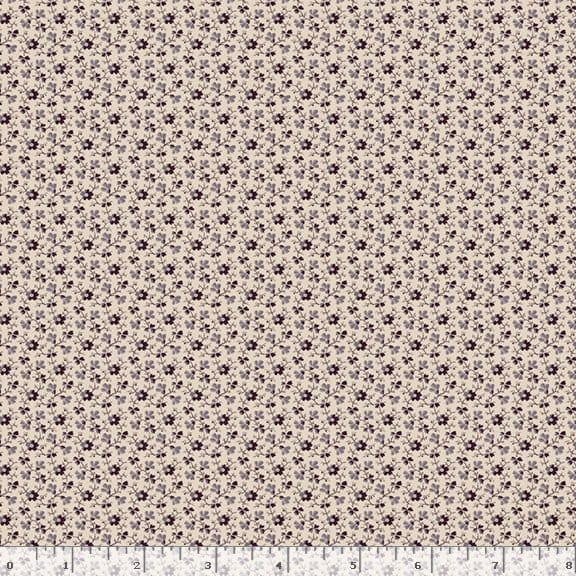 Marcus Fabrics Lavender & Lace Ditsy Floral Quilting Cotton Fabric- Lavender