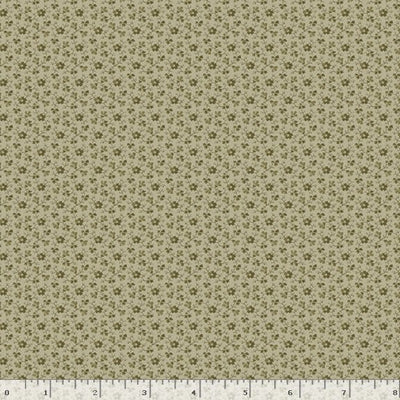 Marcus Fabrics Lavender & Lace Ditsy Floral Quilting Cotton Fabric- Sage