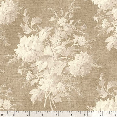 Marcus Fabrics Franklin House Girder Quilting Cotton Fabric- Beige