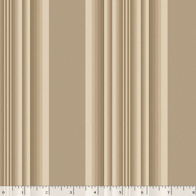 Marcus Fabrics Franklin House Plate Quilting Cotton Fabric- Beige