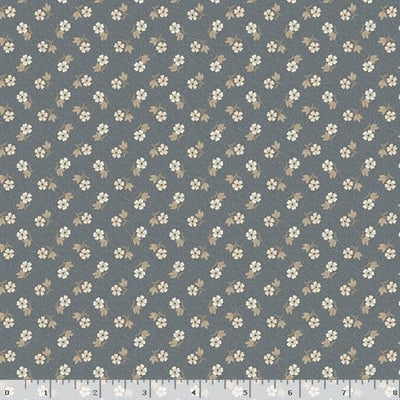 Marcus Fabrics Franklin House Decking Quilting Cotton Fabric- Blue
