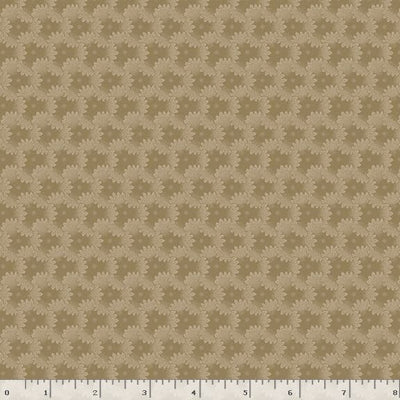Marcus Fabrics Franklin House Busset Quilting Cotton Fabric- Brown