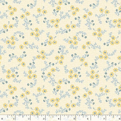 Marcus Fabrics Middleboro Road Garden Quilting Cotton Fabric- Cream