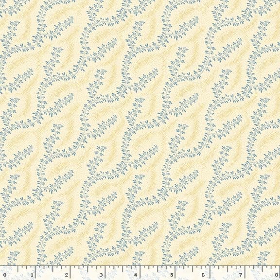 Marcus Fabrics Middleboro Road Willow Quilting Cotton Fabric- Cream