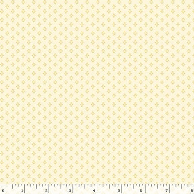 Marcus Fabrics Middleboro Road Geo Quilting Cotton Fabric- Cream