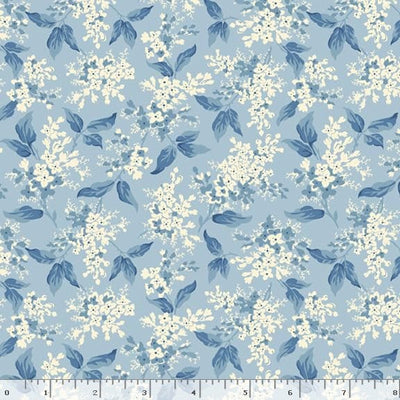 Marcus Fabrics Middleboro Road Lilac Quilting Cotton Fabric- Sky