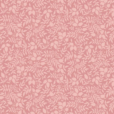 Marcus Fabrics Just Rosy Floral Silhouettes Quilting Cotton Fabric- Blush