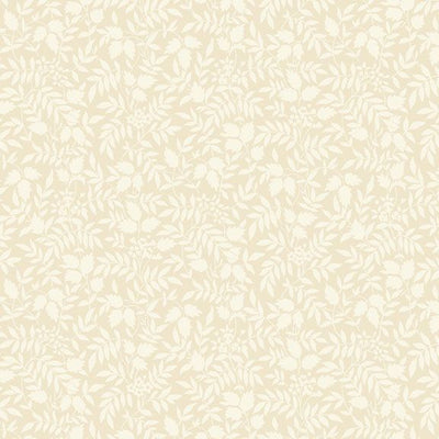 Marcus Fabrics Just Rosy Floral Silhouettes Quilting Cotton Fabric- Ivory