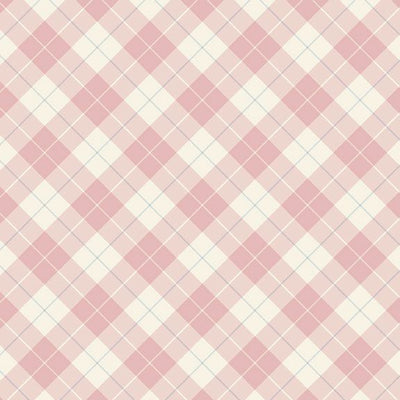 Marcus Fabrics Just Rosy Plaid Quilting Cotton Fabric- Blush