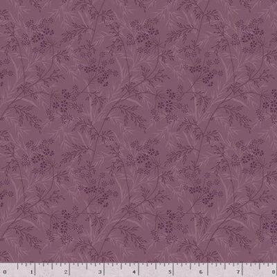 Marcus Fabrics Dandy Pansies Wispy Quilting Cotton Fabric- Mauve