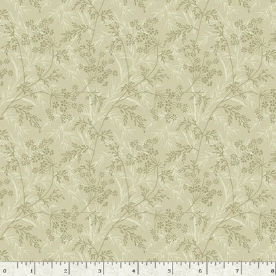Marcus Fabrics Dandy Pansies Wispy Quilting Cotton Fabric- Sage