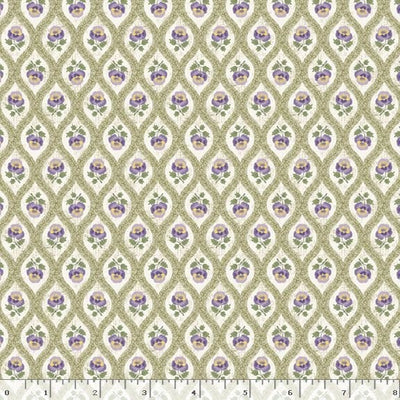 Marcus Fabrics Dandy Pansies Petite Pansies Quilting Cotton Fabric- Multi