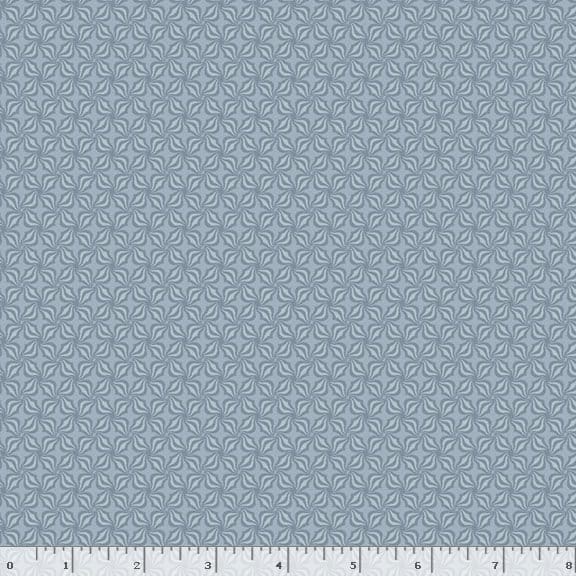 Marcus Fabrics Wild Flowers Geo Quilting Cotton Fabric- Slate