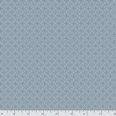Marcus Fabrics Wild Flowers Geo Quilting Cotton Fabric- Slate