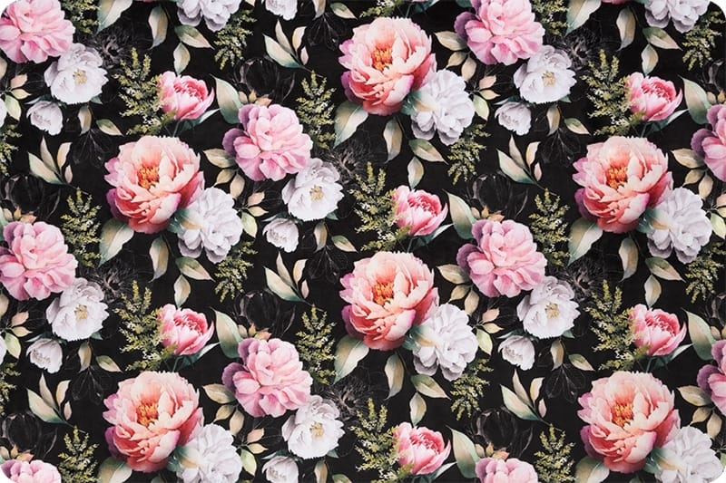 Shannon Fabrics Cuddle Single Sided 58/60" wide- Rite of Spring Noir