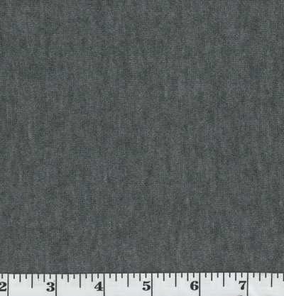 Solid Heather Gray Interlock Knit Fabric
