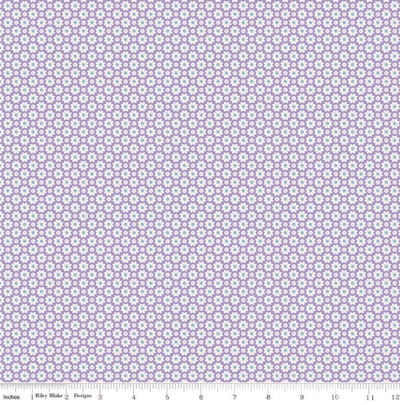 Riley Blake Vibrance Flowers Quilting Cotton Fabric- Lilac