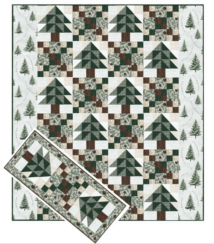 Downloadable Winter Wonderland Quilt/Runner Pattern