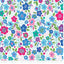 Benartex Cheeto's World Posies Quilting Cotton Fabric- Sky