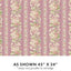 Benartex Beloved Apple Blossom Stripe Quilting Cotton Fabric- Washed Rose