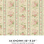 Benartex Beloved Apple Blossom Stripe Quilting Cotton Fabric- Natural