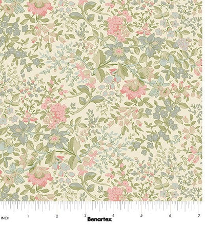 Benartex Beloved Penelope Quilting Cotton Fabric- Natural