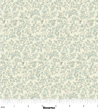 Benartex Beloved Beloved Calico Quilting Cotton Fabric- Willow/Natural