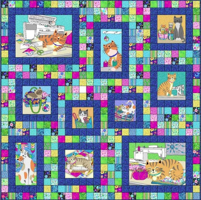 Downloadable Cheeto's World Panel Play 56″ x 56″ Quilt Pattern