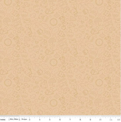 Riley Blake Special Delivery Tonal Quilting Cotton Flannel- Brown