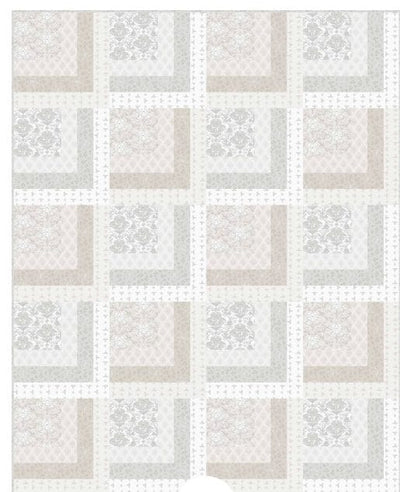 Downloadable Gentle Whispers Scales 48 1/2" x 60 1/2" Quilt Pattern