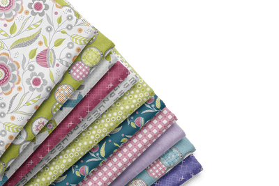 Benartex Stitch Garden Sewing Machine Toss Cotton Fabric- White/Multi