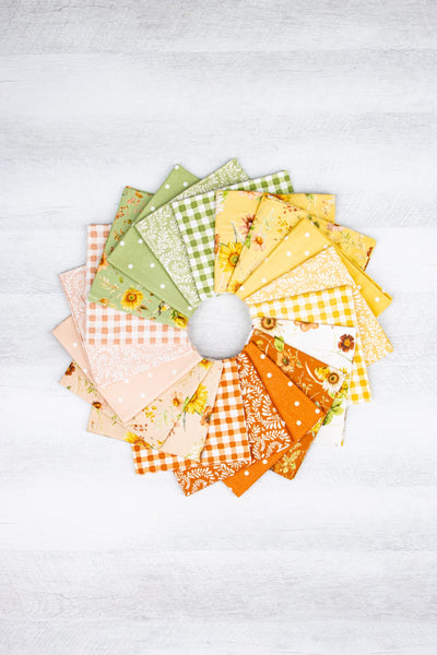 Riley Blake Sunflower Whispers Prairie Quilting Cotton Fabric- Blush