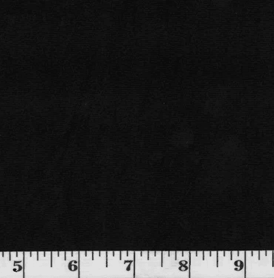 Solid Black Interlock Knit Fabric