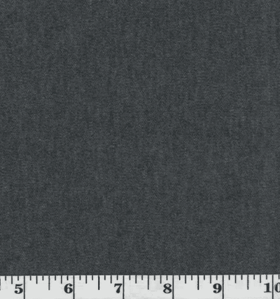 Solid Charcoal Interlock Knit Fabric