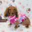 Yasmin Swirls Fleece Dachshund Sweater - Measurements in item description