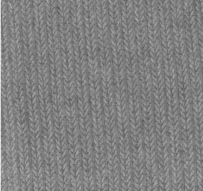 Solid Gray Barley Braid Sweater Knit Fabric