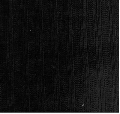 Solid Black Braided Sweater Knit Fabric