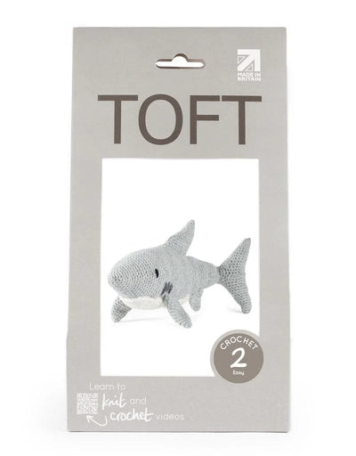 Toft Bryce the Great White Shark Crochet Kit- Level 2 Beginner