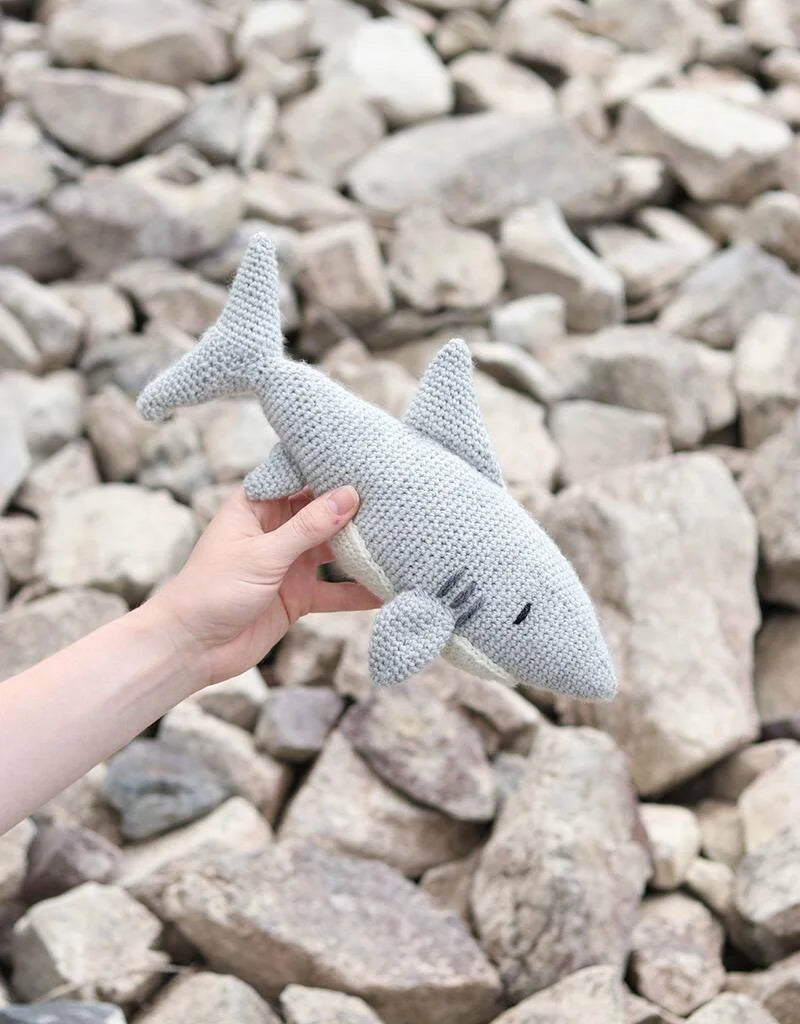 Toft Bryce the Great White Shark Crochet Kit- Level 2 Beginner