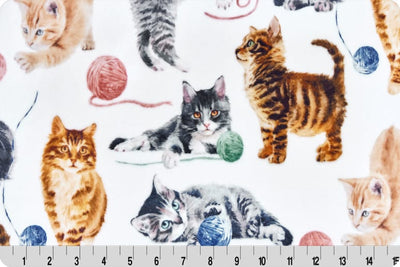 Shannon Fabrics Cuddle Single Sided 58/60" wide- Catnip Multi