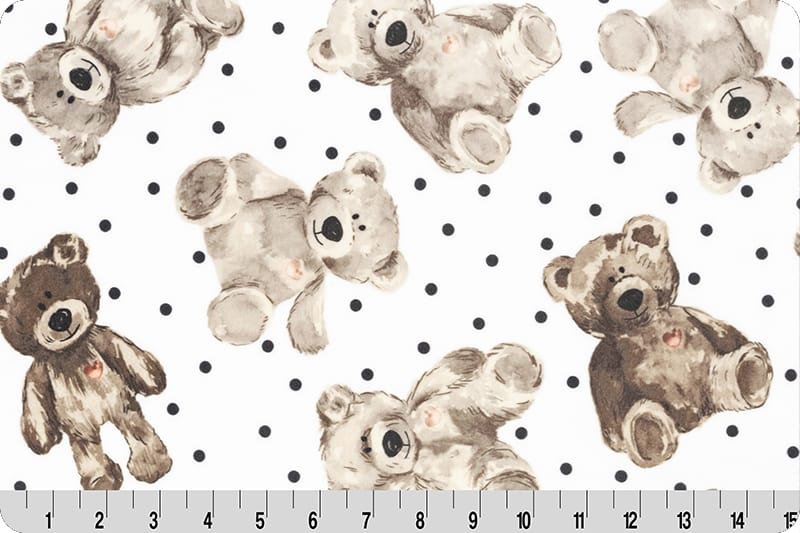 Shannon Fabrics Cuddle Single Sided 58/60" wide- Teddy Quartz