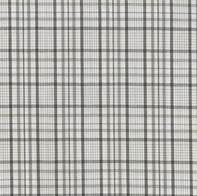 Gray Plaid Yarn Dyed Poly Cotton Fabric - 1 yd 32" (2 pieces)